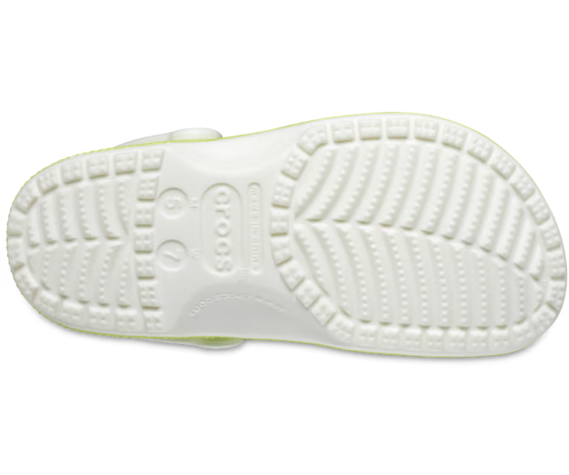 Crocs Classic Glow in the Dark Clog Kids in Limeade-3